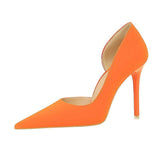 Minimalist Ultra Stiletto High Heels EU 33 / Orange / 11CM